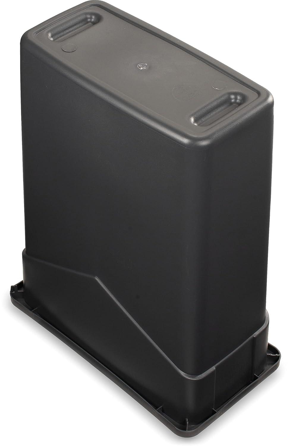 Carlisle Sanitary Maintenance B2193967 15 gal 34201523 Trimline Rectangle Waste Container - Gray
