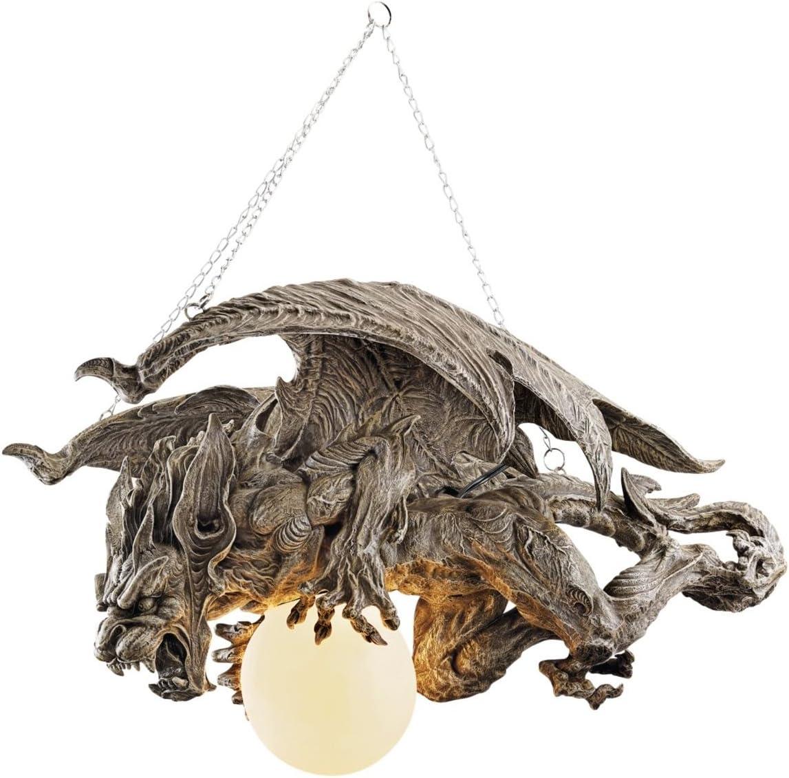 Nightfall Sculptural Gargoyle Pendant Chandelier
