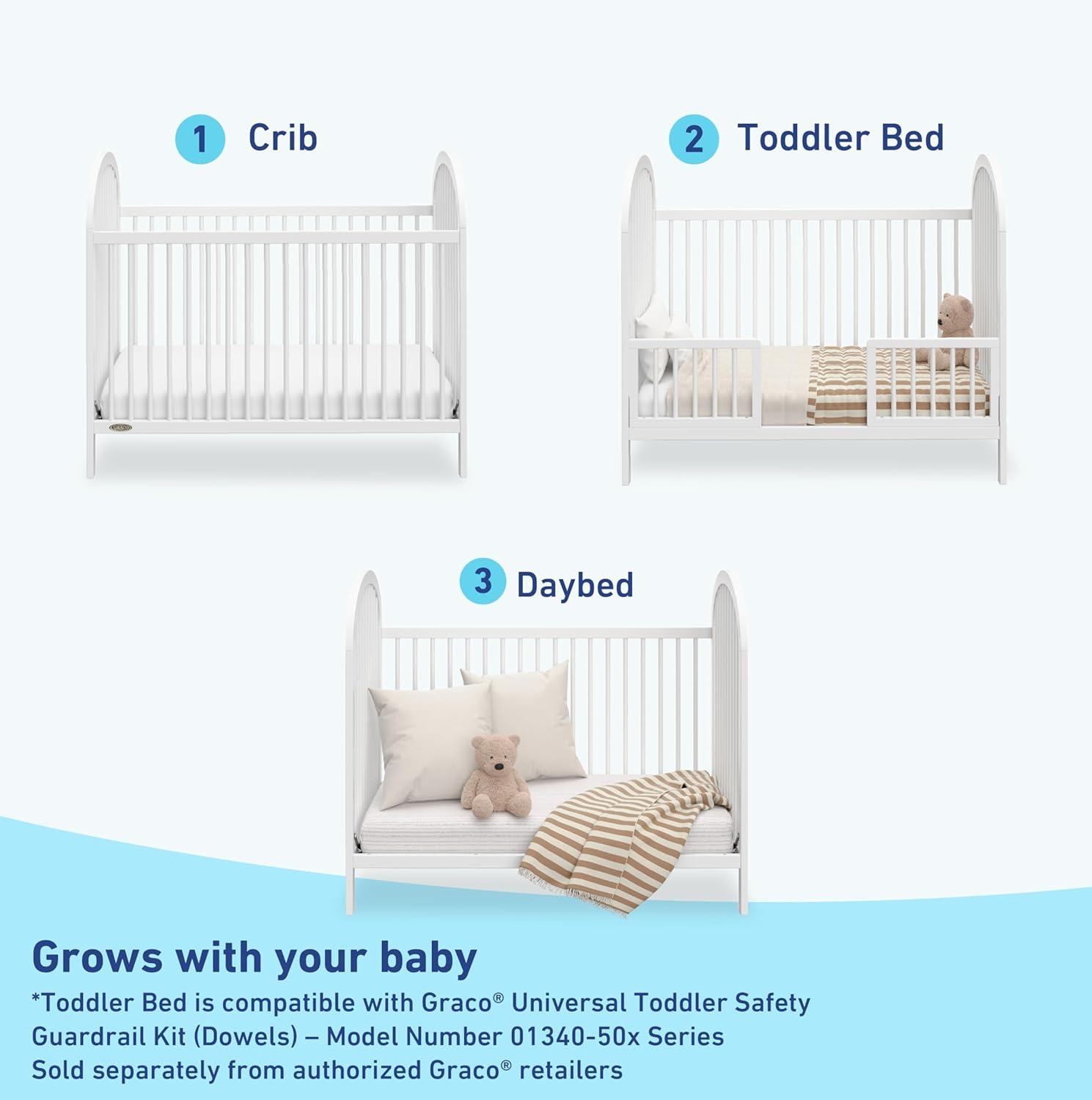 Olivia 3-In-1 Convertible Crib
