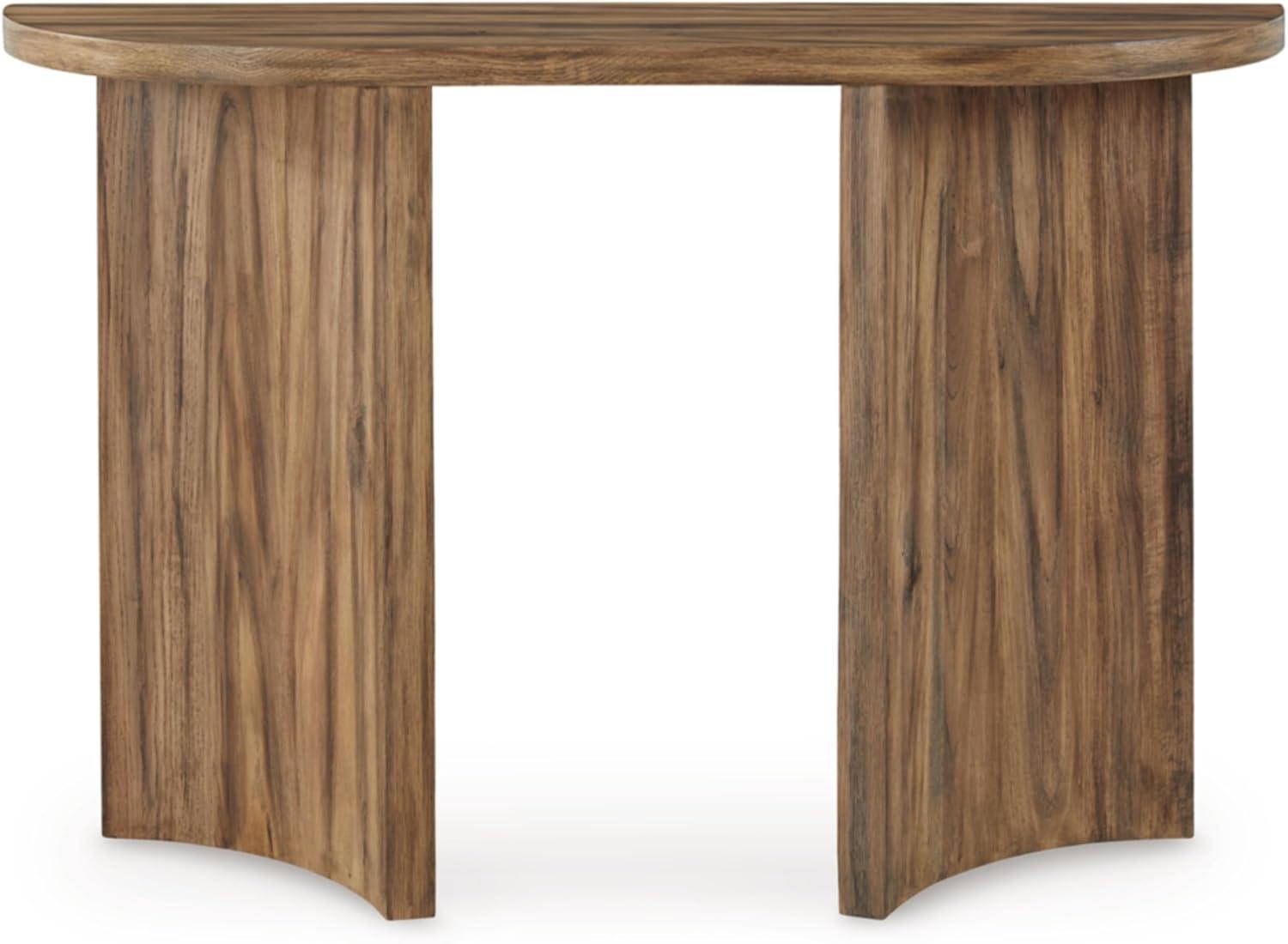 Signature Design by Ashley Austanny Modern Sofa Table, Warm Brown