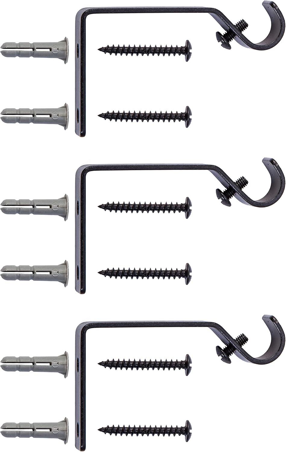 Wayfair Basics Petite Café Ball End Curtain Rod, 28-48" or 48-84" Adjustable Length, 7/16" Dia.