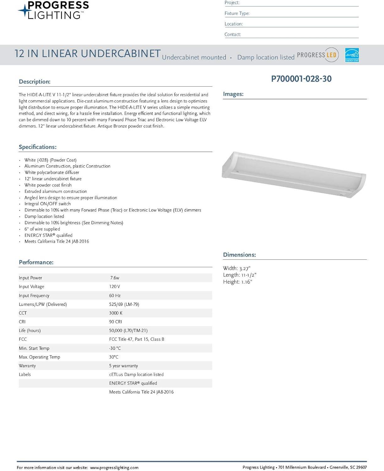 LED Under Cabinet Bar Light