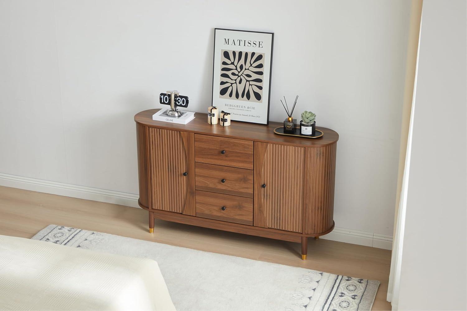 George Oliver Evana 55"Sideboard with 3 Drawer