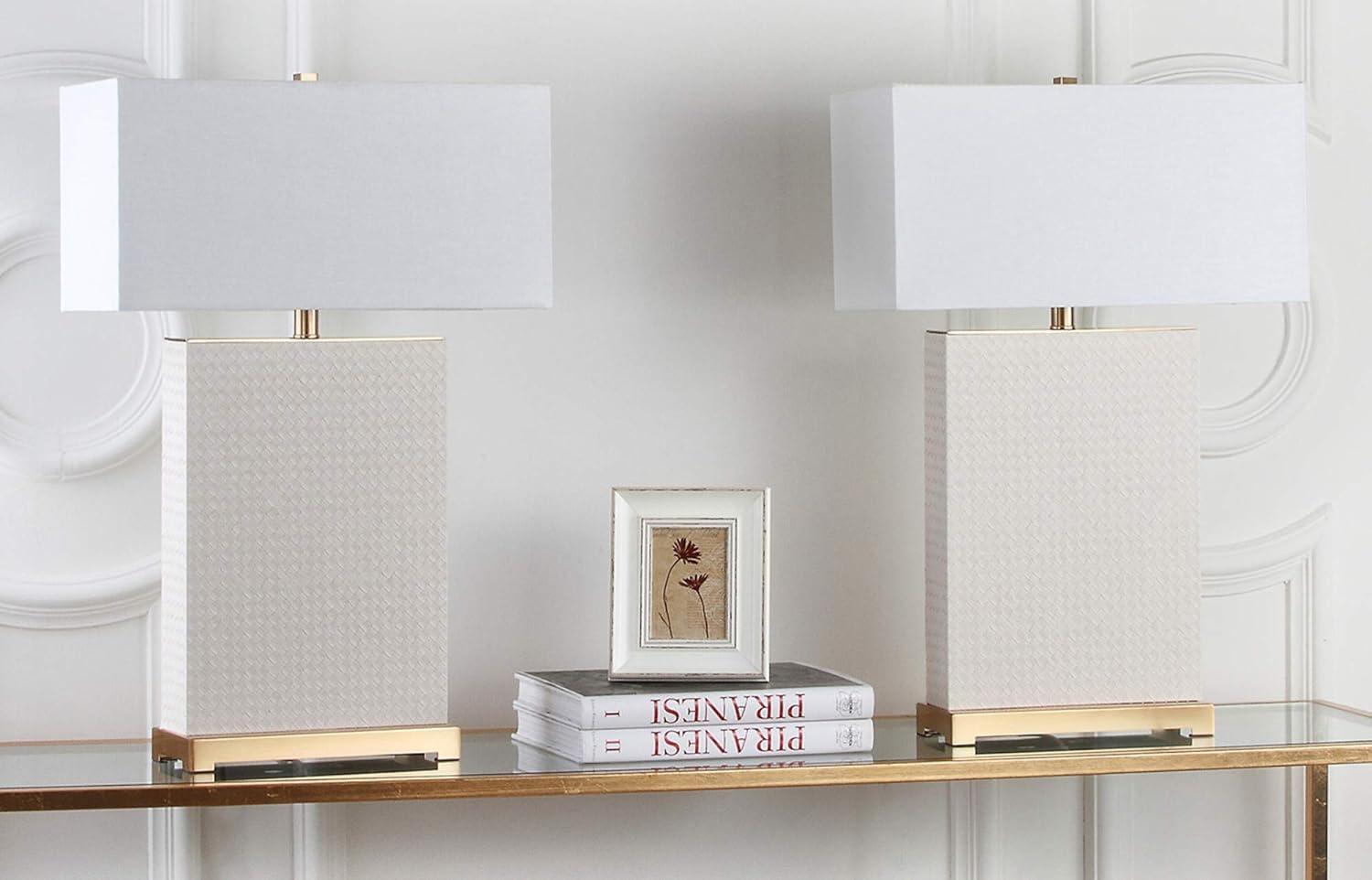 Joyce Table Lamp (Set of 2) - Cream - Safavieh.