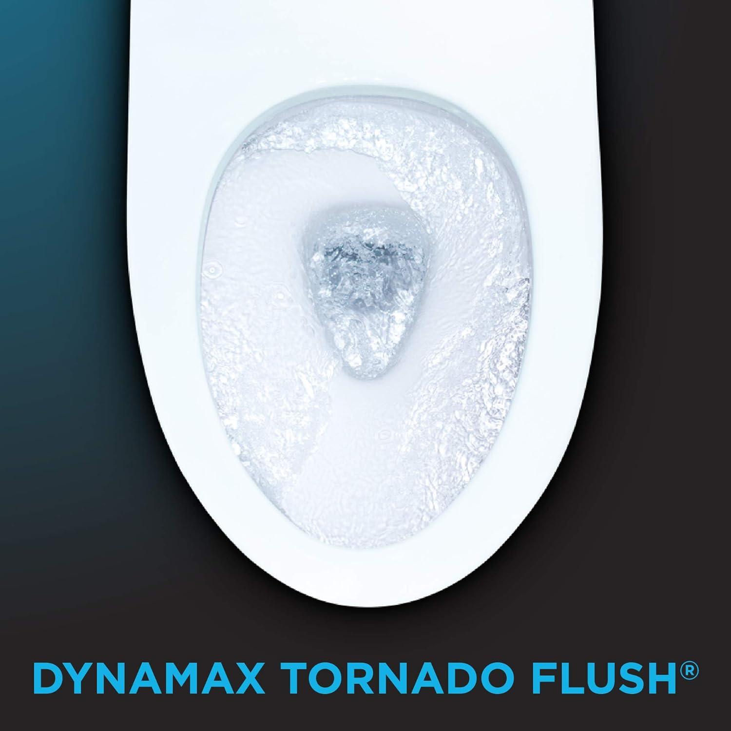 Dual-Flush Elongated Wall Mount with High Efficiency Flush (Seat Included)