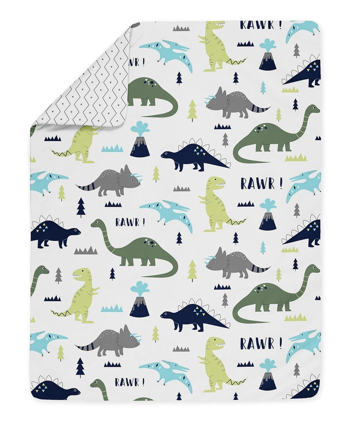 Mod Dinosaur Toddler Comforter Set