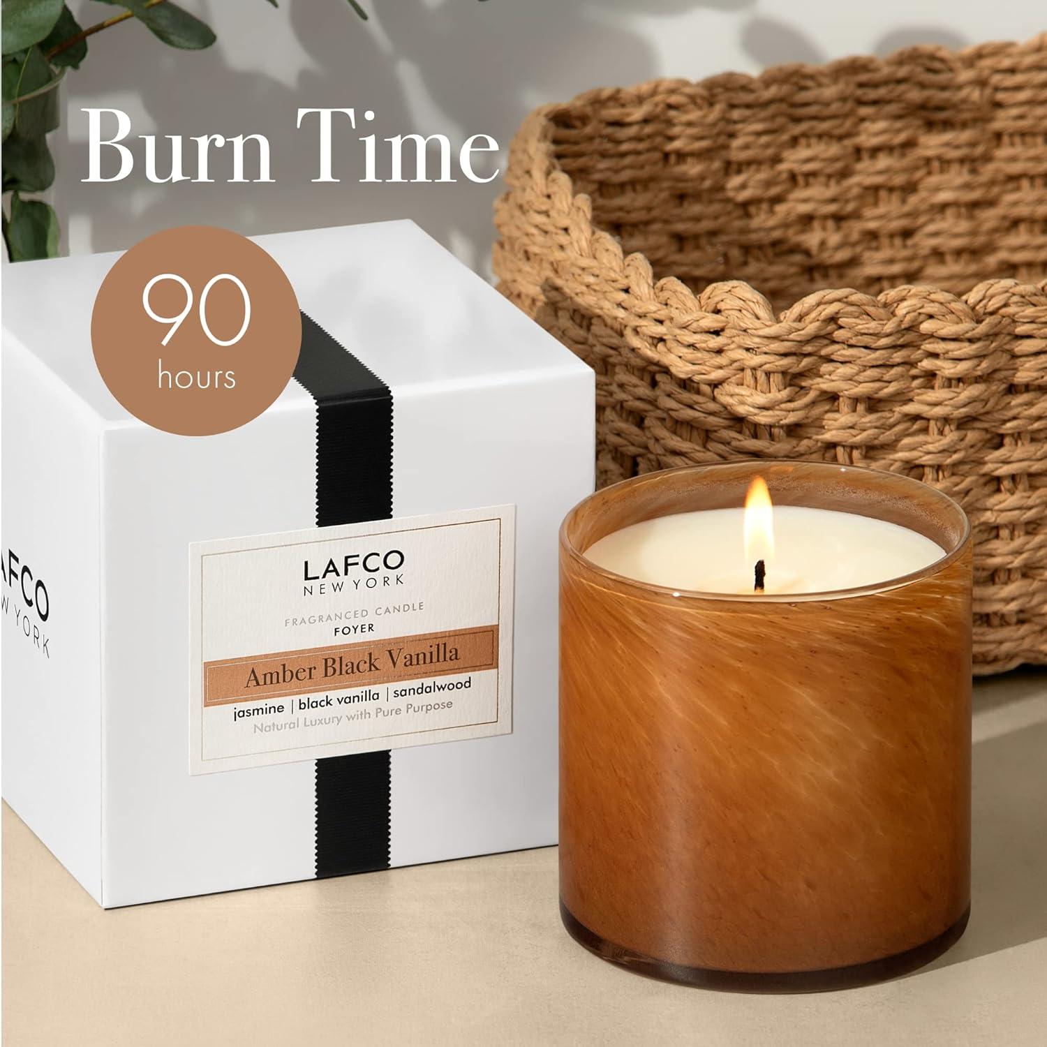 LAFCO New York Amber Black Vanilla Classic Signature Candle | Wayfair