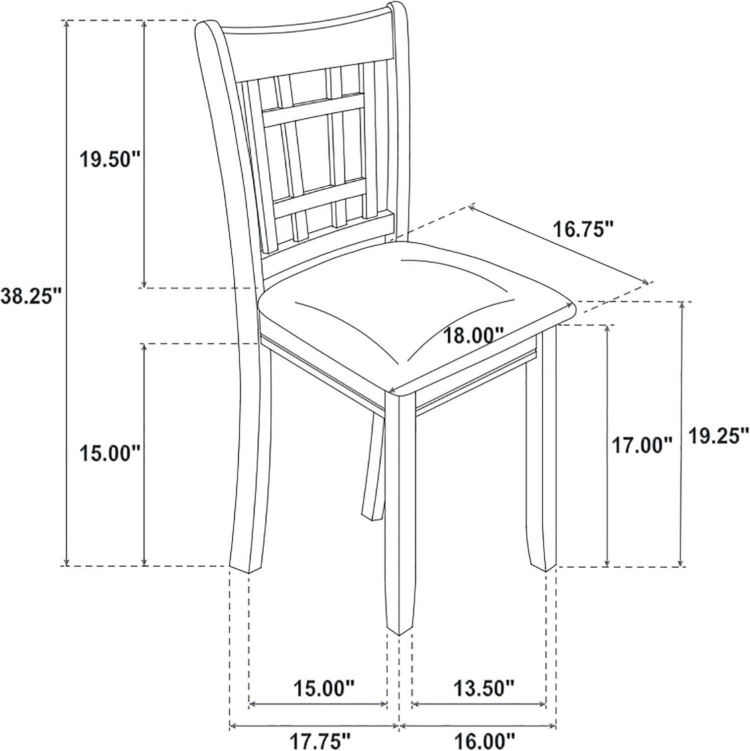 Coaster Lavon 5-piece Wood Dining Room Set Espresso and Black