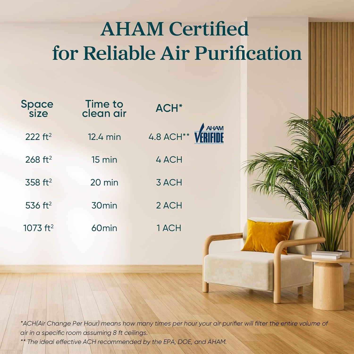 Black HEPA Ionic Odor Absorbing Air Purifier
