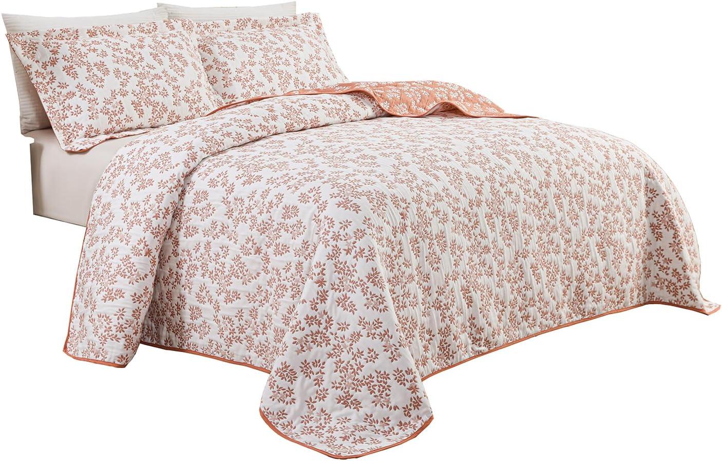 Marina Decoration Percale Floral Quilt Set