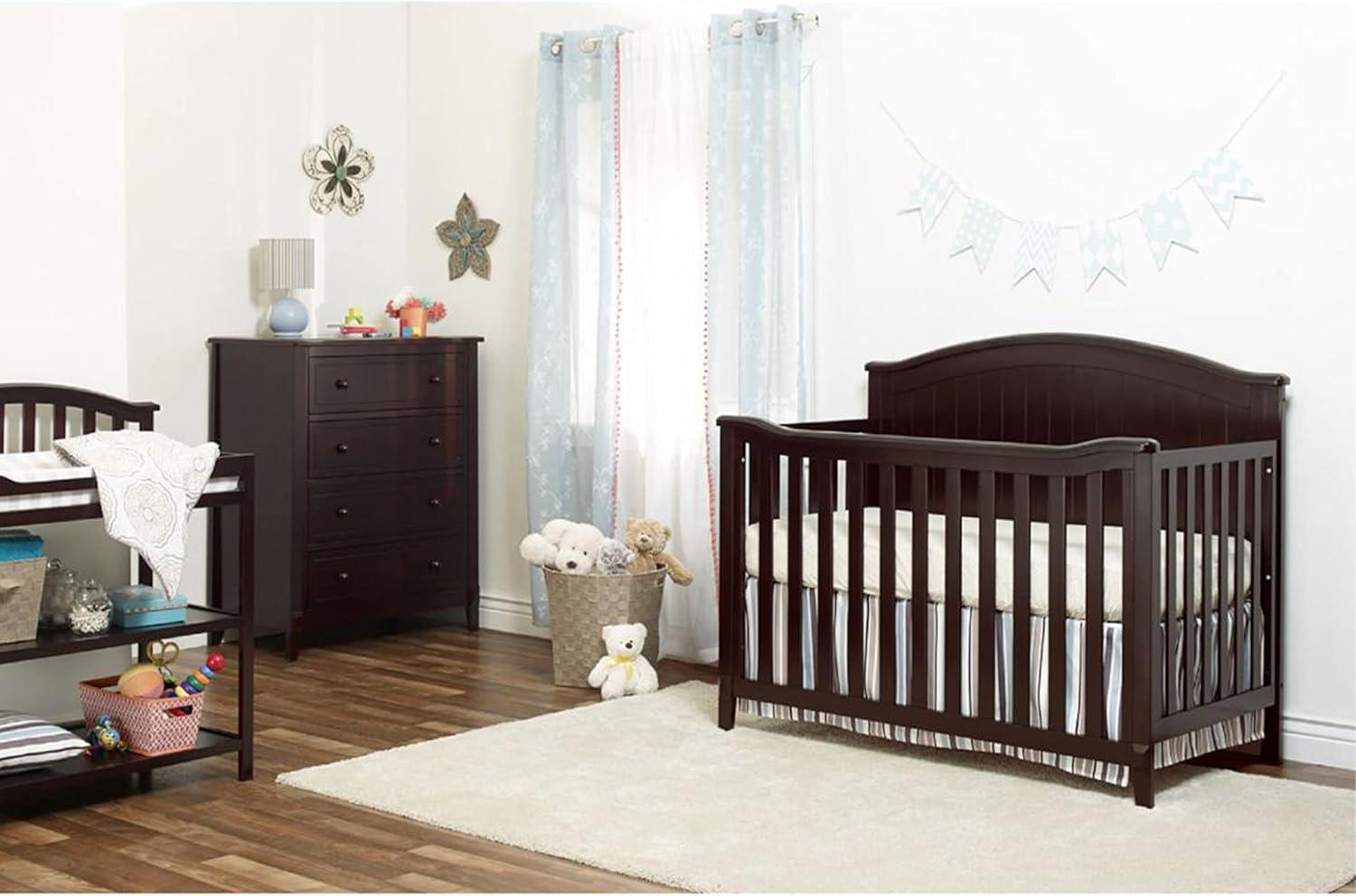 Espresso Pinewood 4-in-1 Convertible Crib