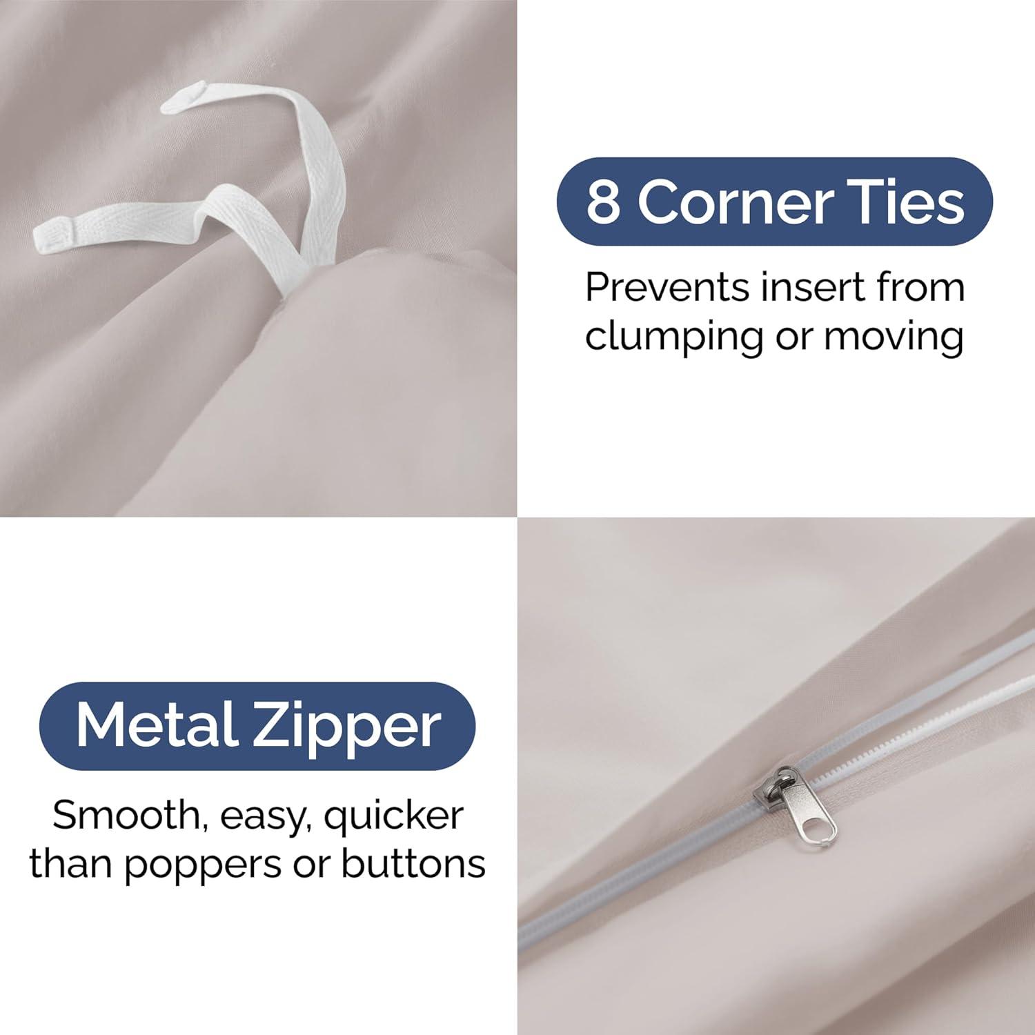 CGK Linens Premium Hotel Quality Soft & Cooling Duvet Cover Set