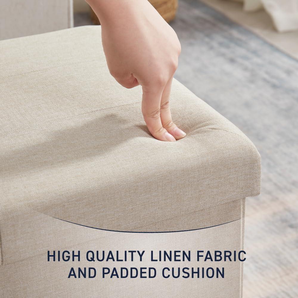 The Final Grab Inc. 30" Wide Faux Leather Tufted Rectangle Storage Ottoman & Reviews | Wayfair