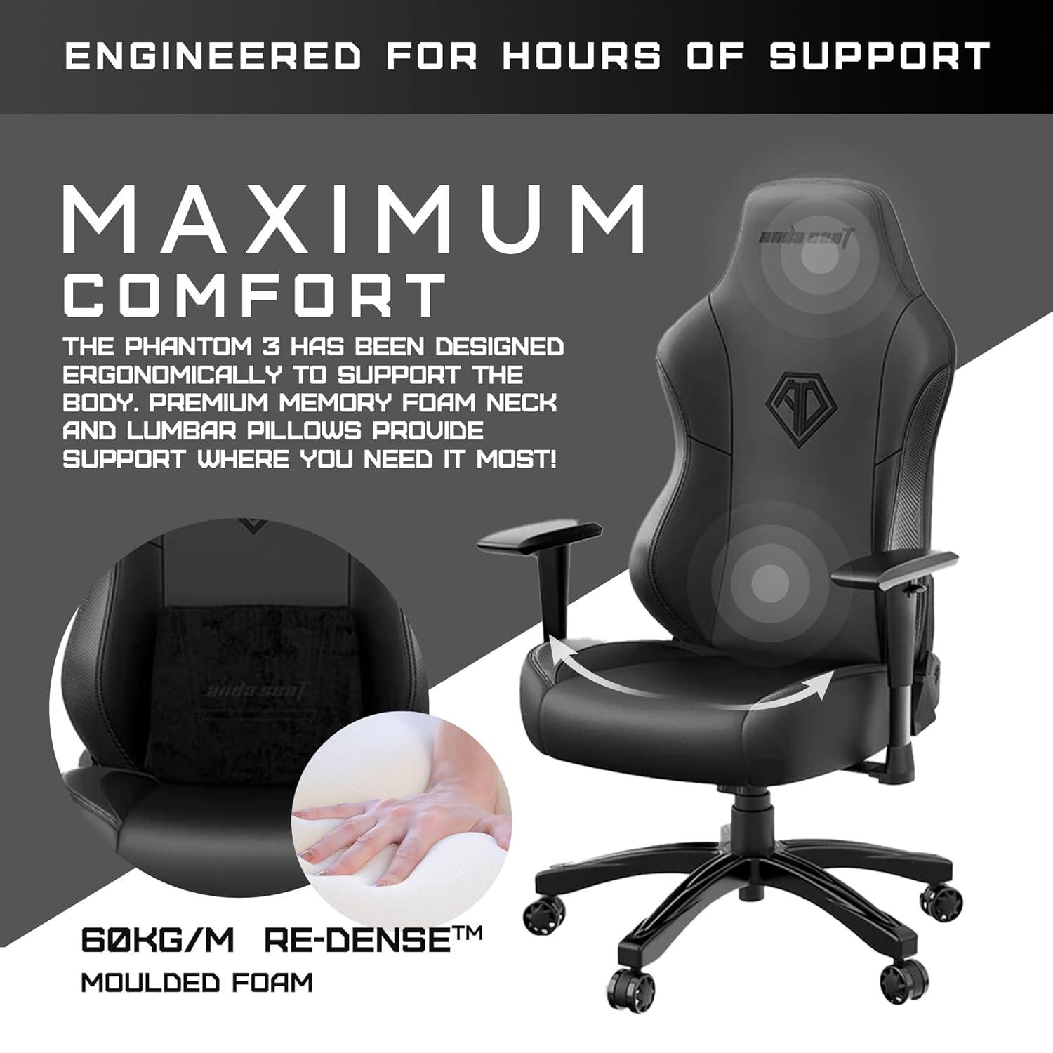 andaseaT andaseaT Phantom 3 Gaming Chair