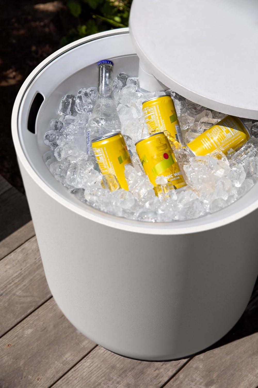 Veradek Kona Round Plastic Outdoor Side Table