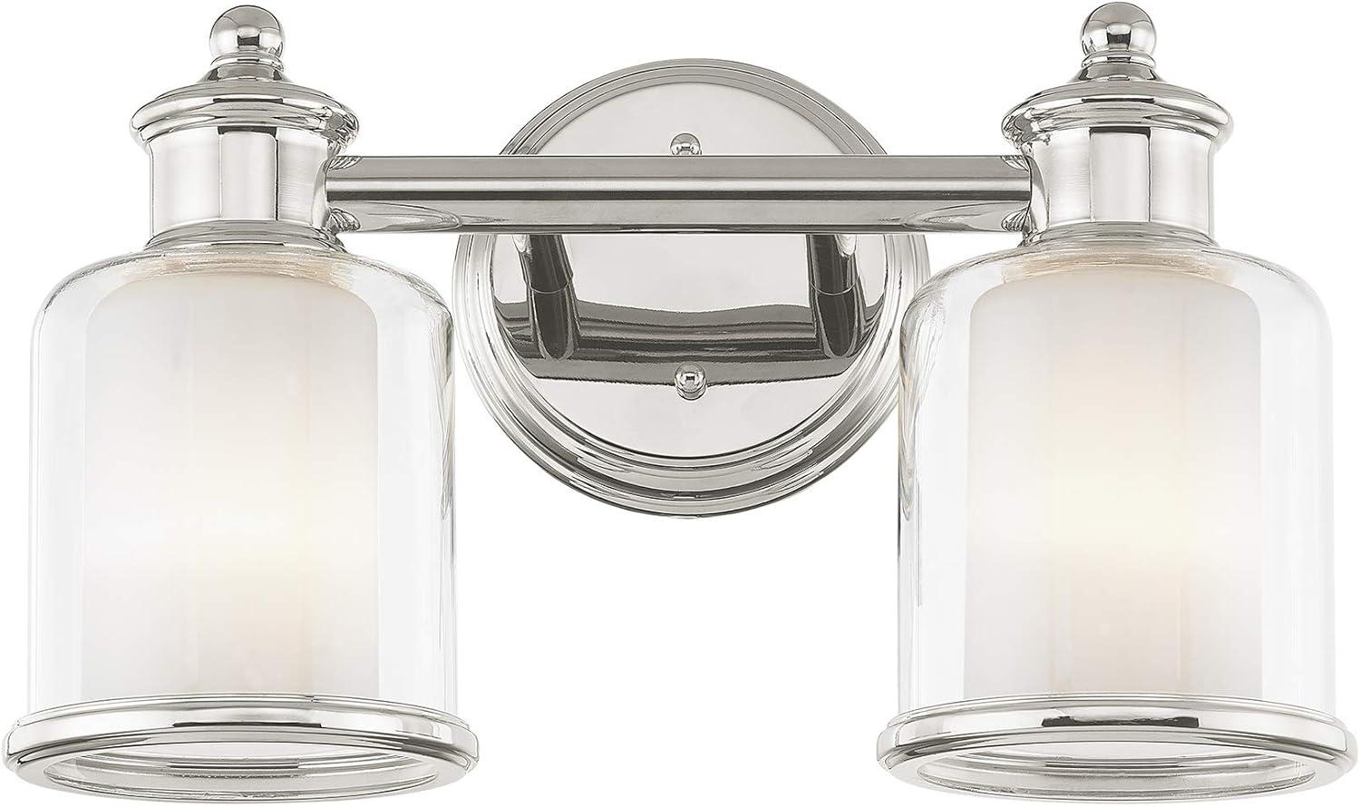 Livex Lighting Middlebush 2 - Light Vanity in  Polished Nickel