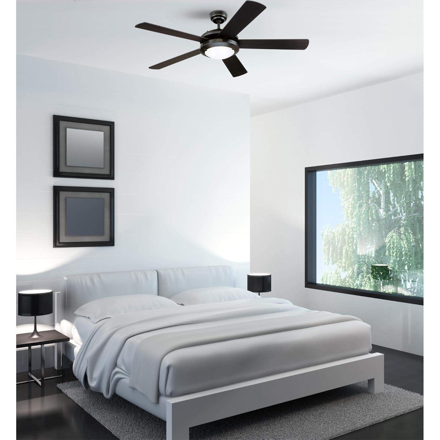 Westinghouse Comet Ceiling Fan, 52 in. LED Indoor, Matte