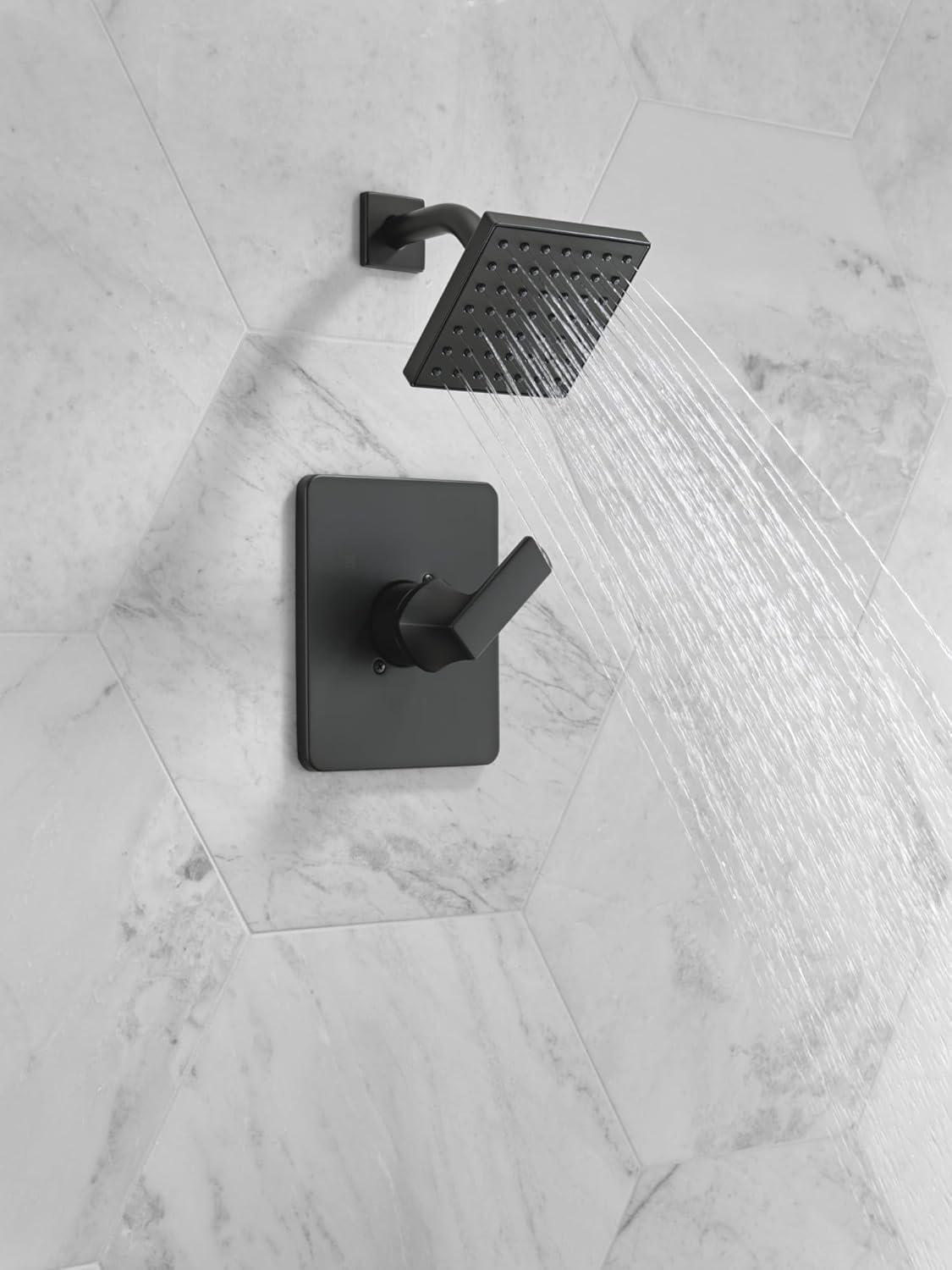 Velum Single-Function Shower Faucet Set, Valve Trim Kit, Shower Head and Handle Set