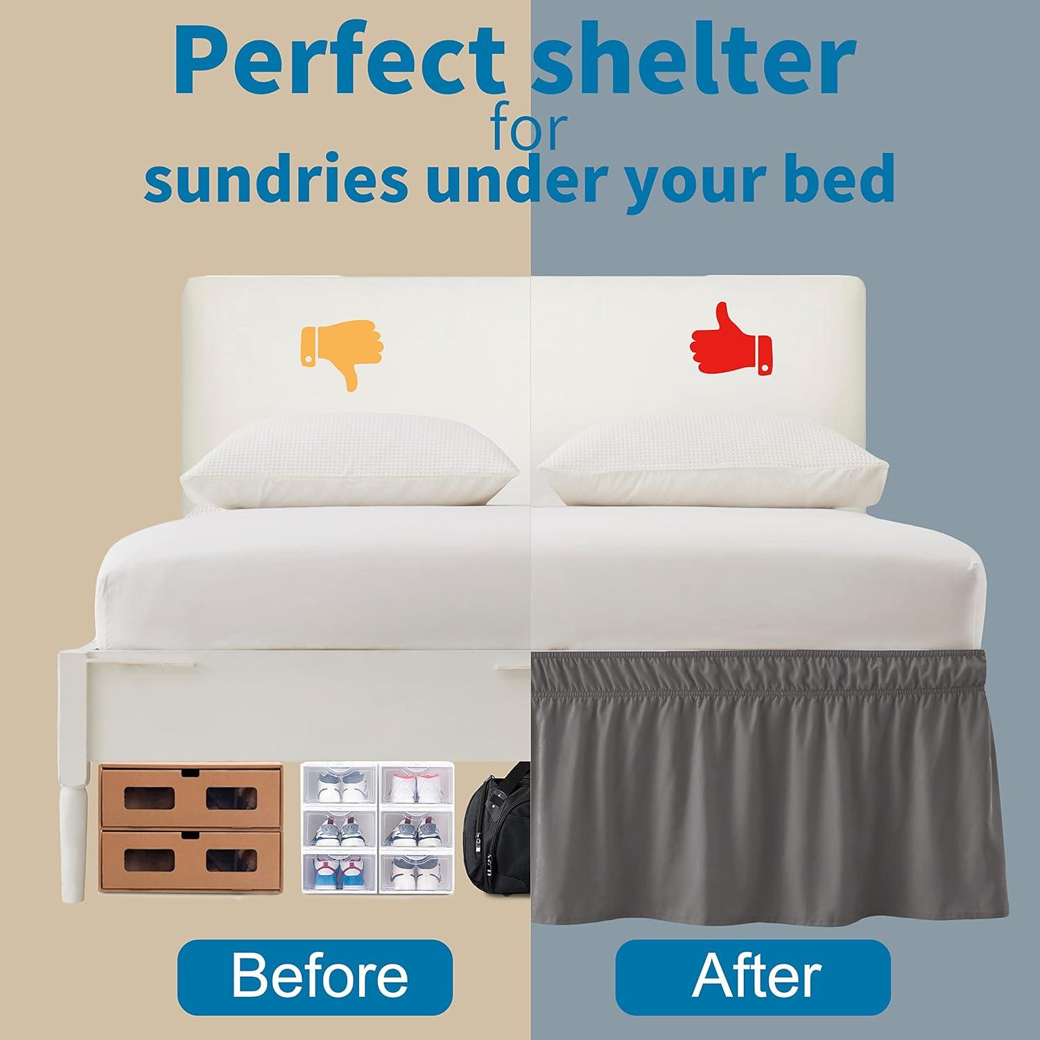 Ruffled Wrap Around Bed Skirt