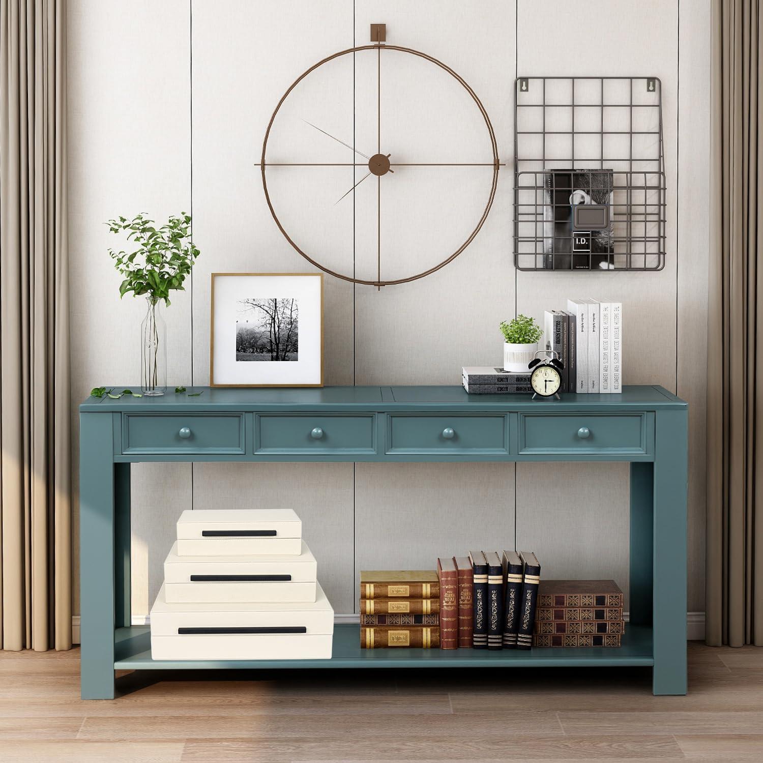 Faux  Leather Decorative Jewelry Storage Nesting Organizer Boxes with Lids Gold Handle Set of 3, Black