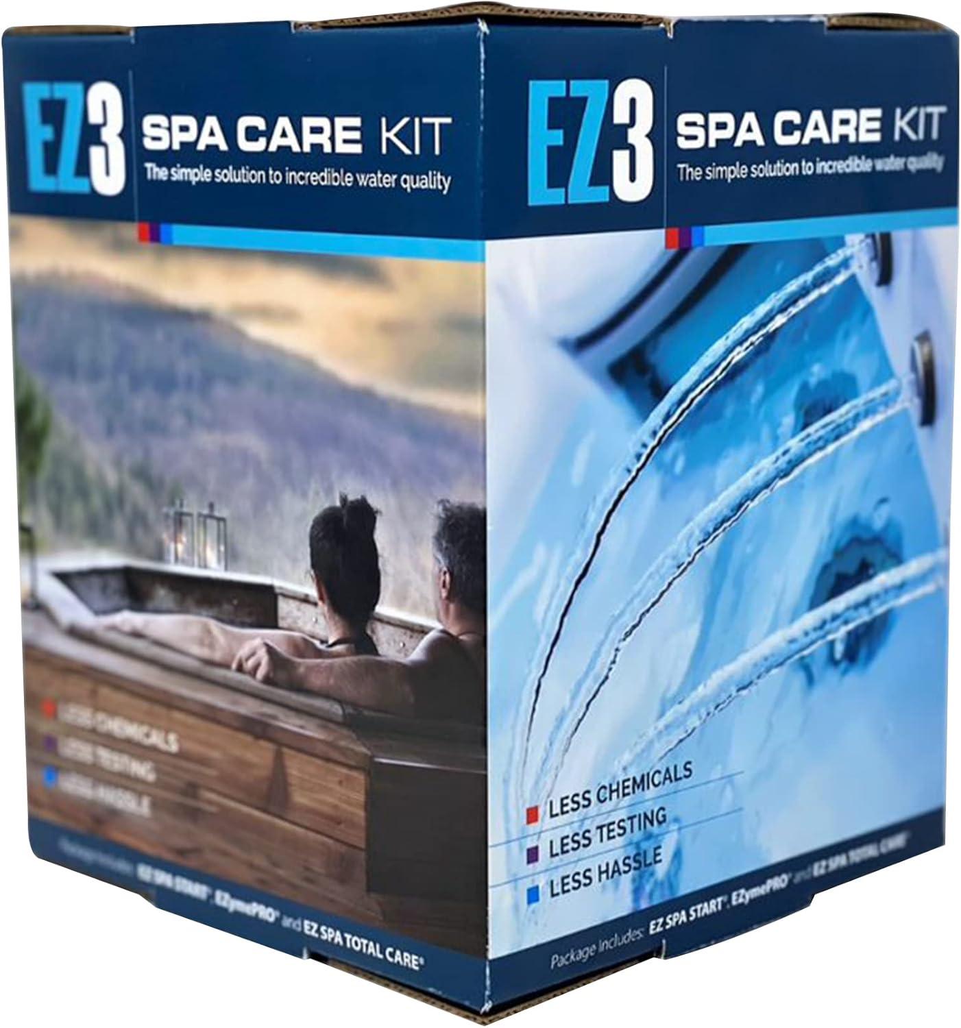 EZ Spa EZ3 Spa Care Kit for 3 in 1 Swimming Pool & Hot Tub Chemical Maintenance