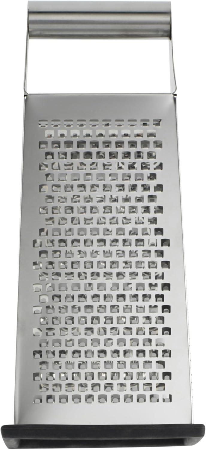 GoodCook Gourmet 4-sided Box Grater, Stainless Steel, Stay Sharp Etched Blades, Non-slip Base