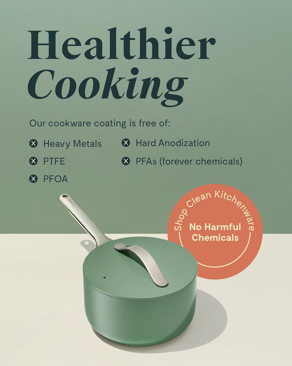 Caraway Grey 1.75-Qt. Mini Saucepan