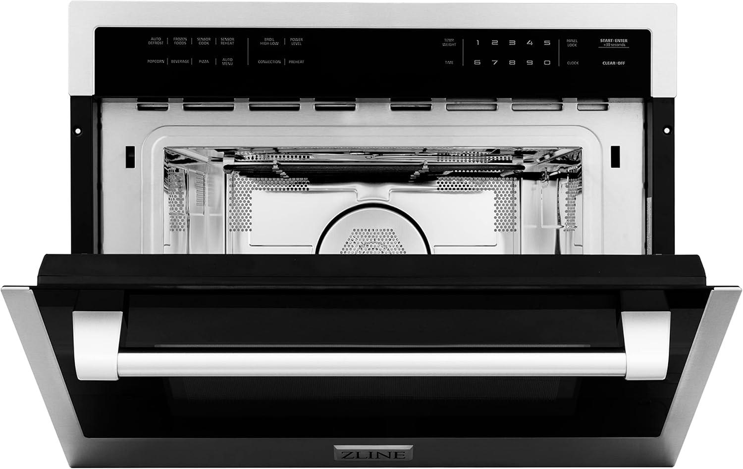 ZLINE 24" 1.6 cu ft. Built-in Convection Microwave Oven with Speed and Sensor Cooking