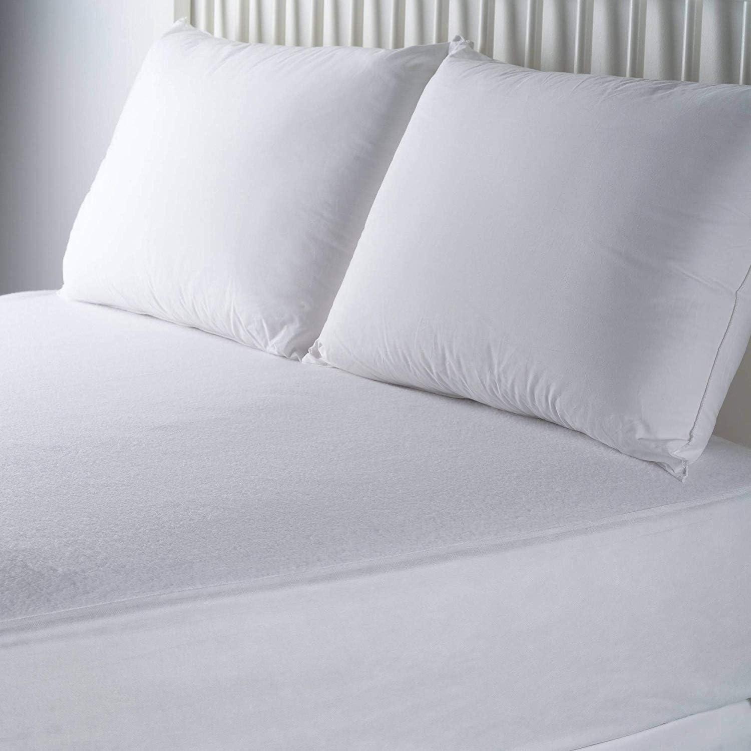 J&V Textiles Zippered Polyester Mattress Encasement, Full, Blocks Out Liquids, Bed Bugs, Dust Mites