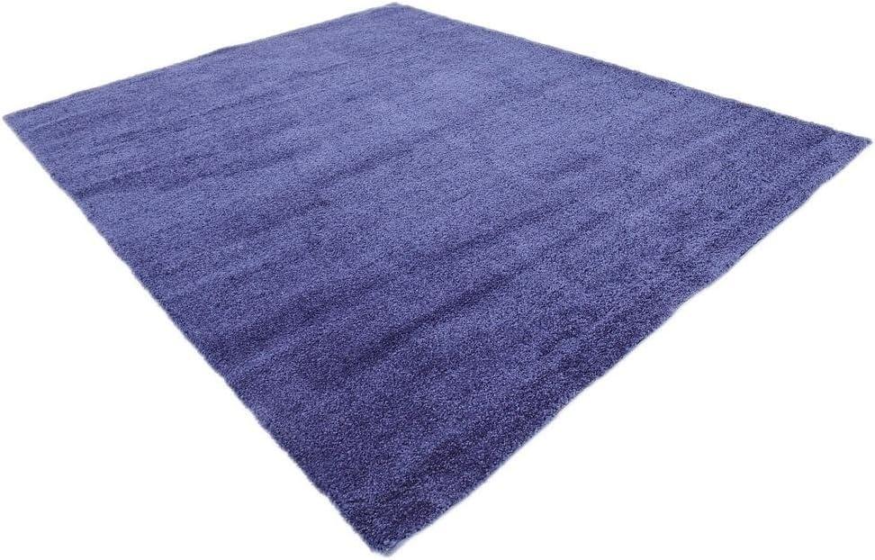 Unique Loom 8' 0 x 10' 0 Solo Calabasas Navy Blue Area Rug