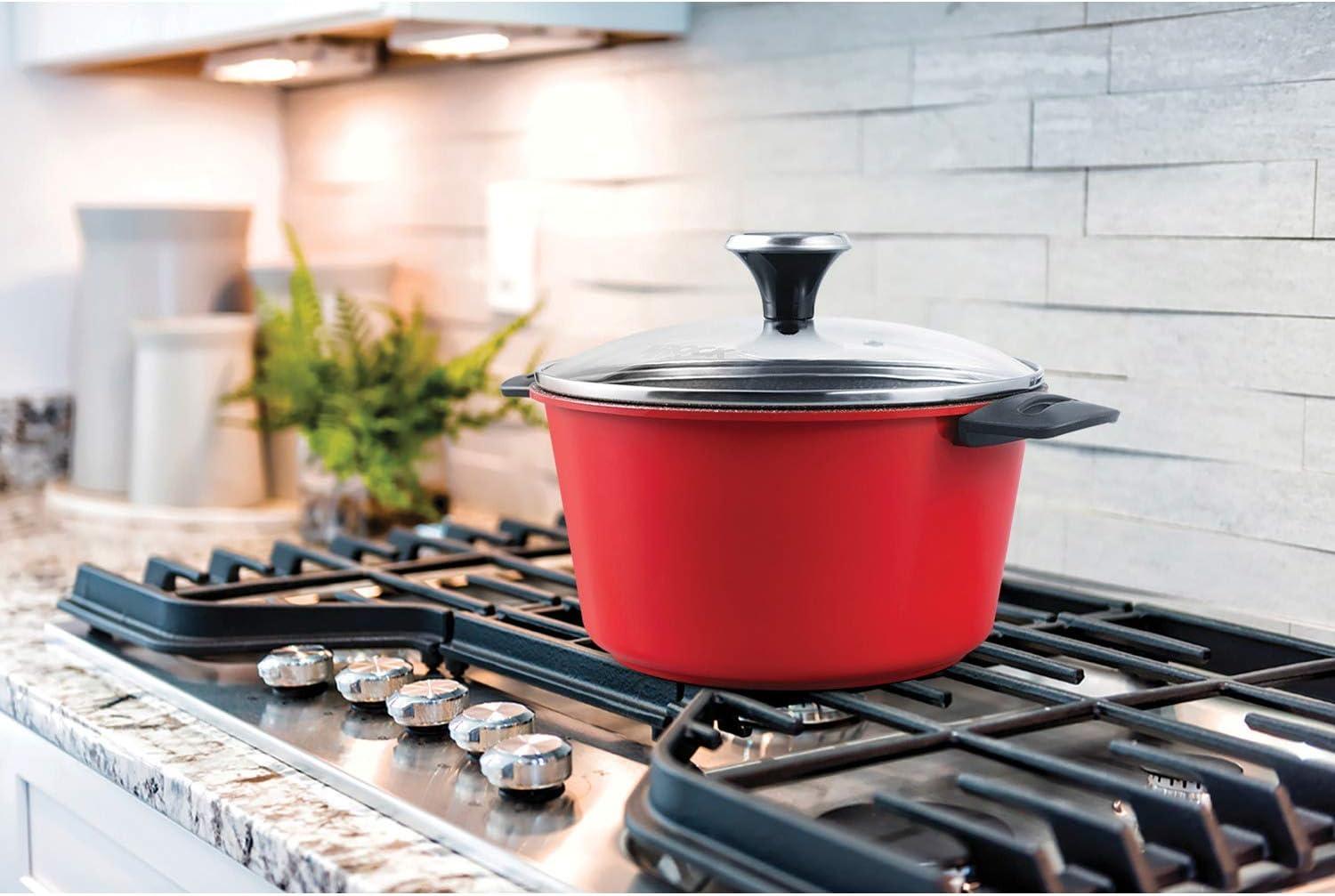 Starfrit The Rock Electric Fondue Set, Red