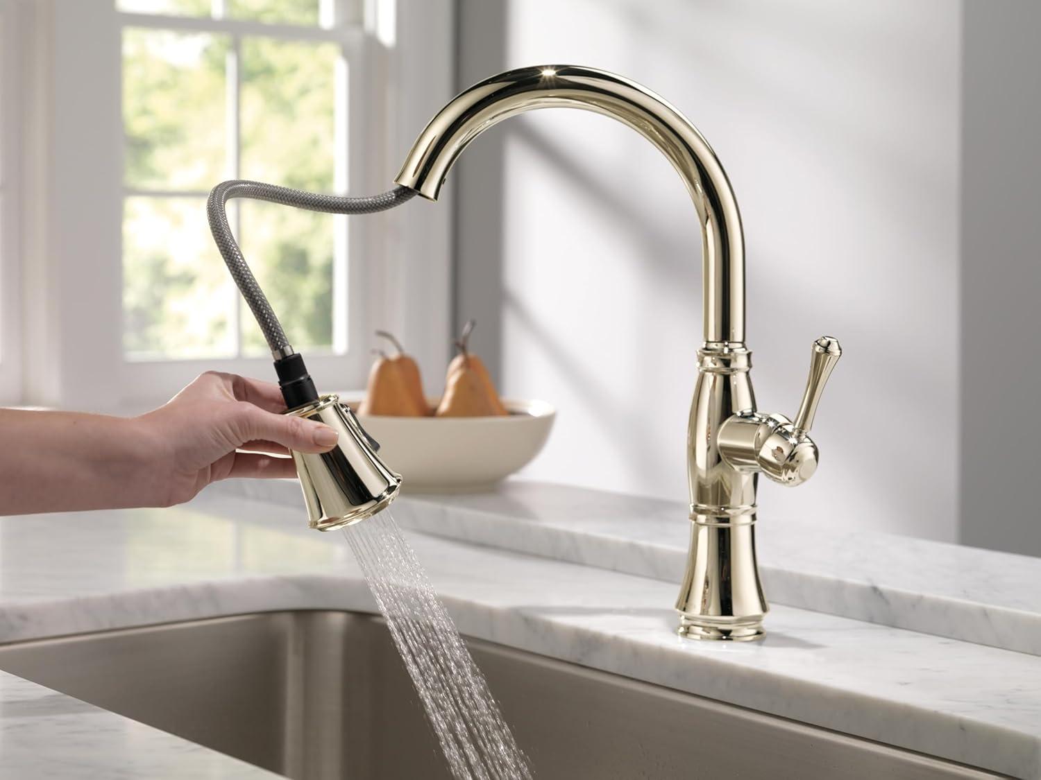 Cassidy Pull Down Sprayer Kitchen Sink Faucet, Single Handle Kitchen Faucet