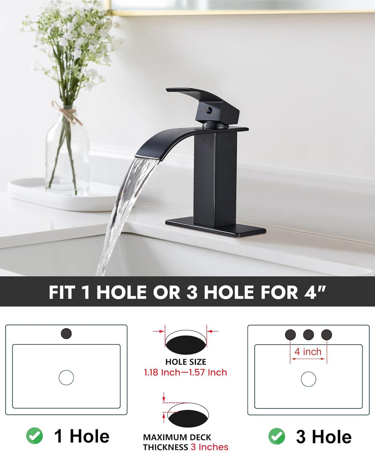 Single-Hole Single-handle Bathroom Faucet