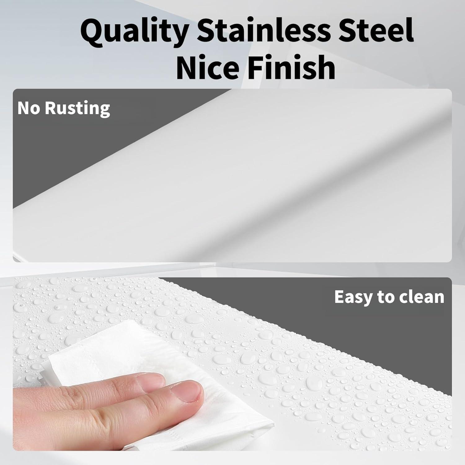 Stainless Steel Open-Top Trash Can - 2.1 Gallons