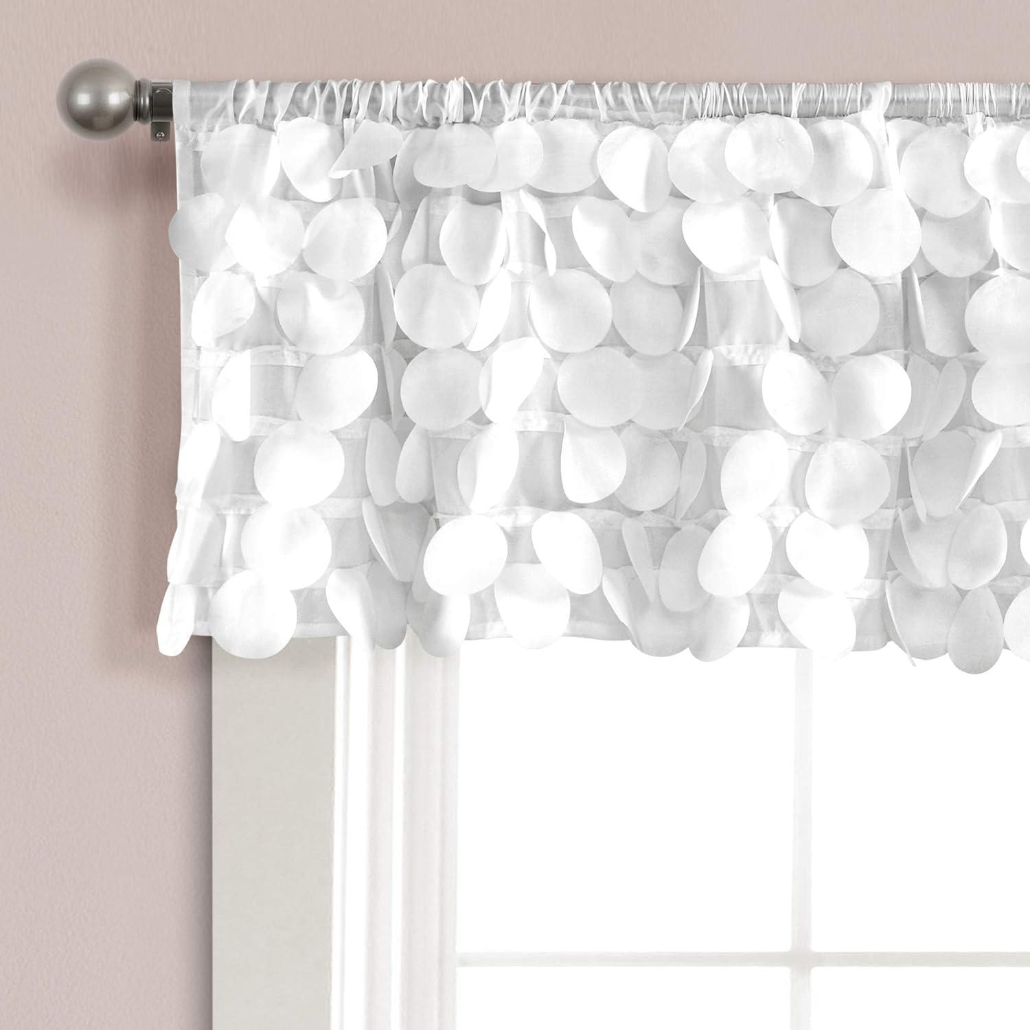 Lush Decor Gigi Scalloped Window Valance