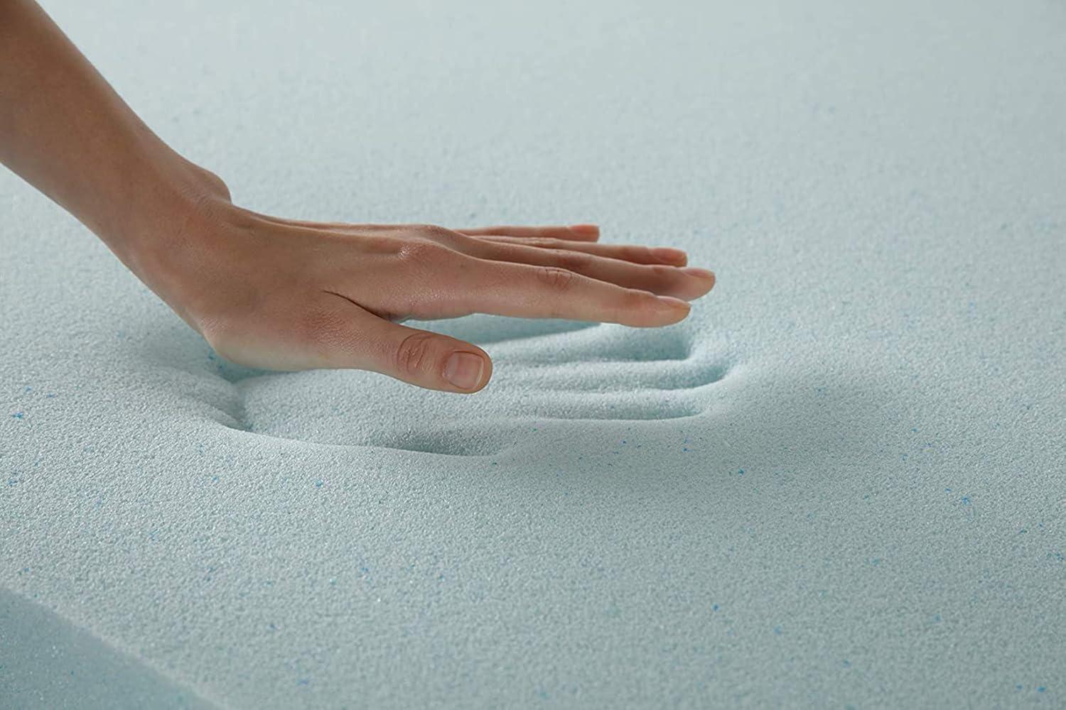 Serta Serta Cooling ThermaGel Memory Foam Mattress Topper, 3 Inch