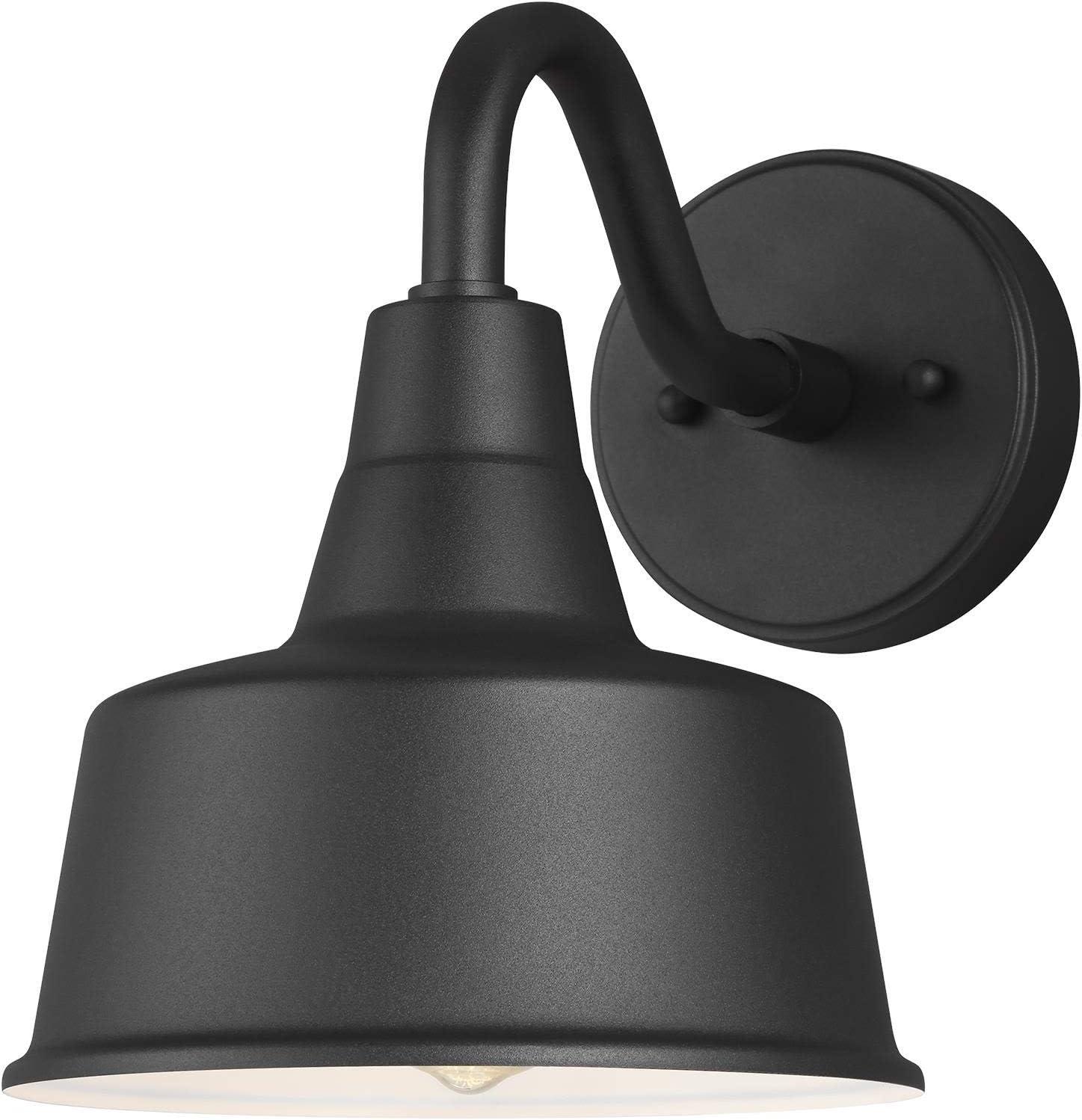 Fisher Outdoor Sconce - Black / 8"Dia