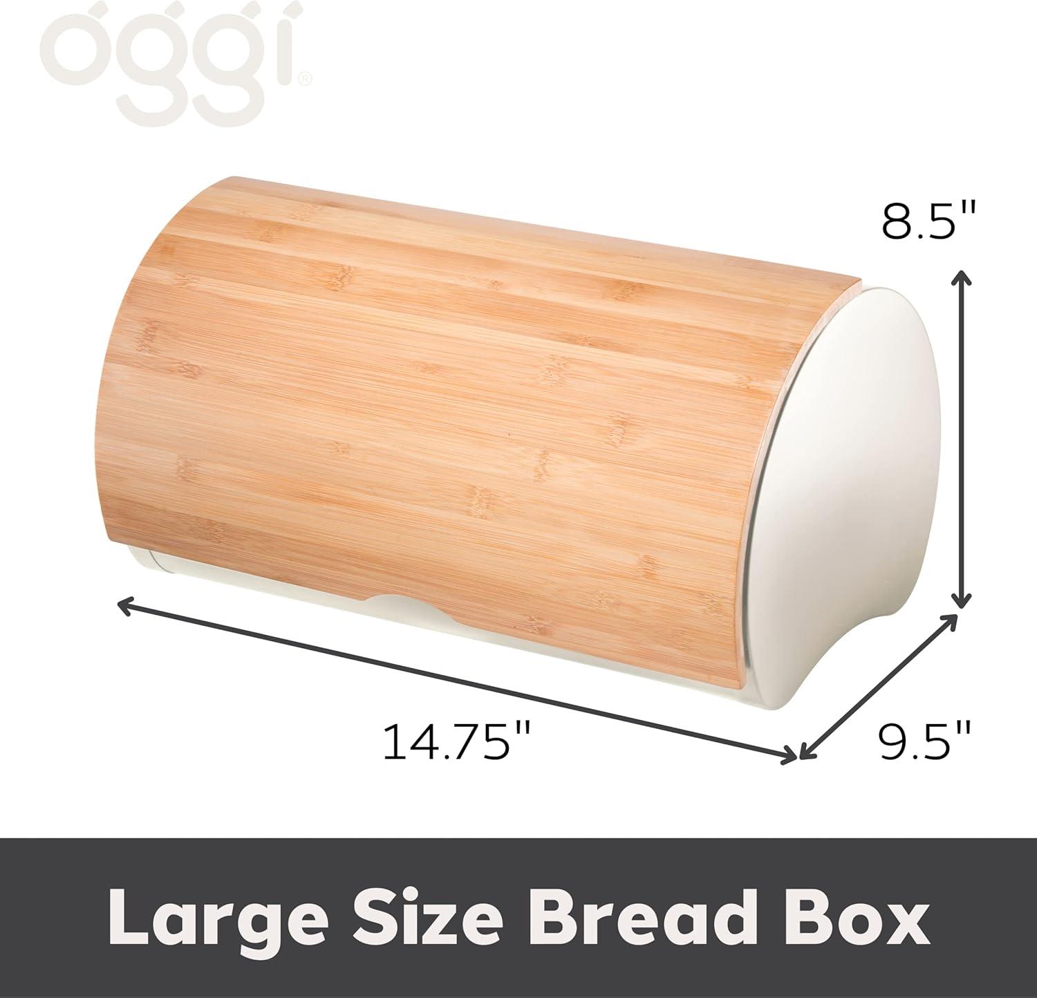 OGGI OGGI Neat Bread Box with Frosted Lid