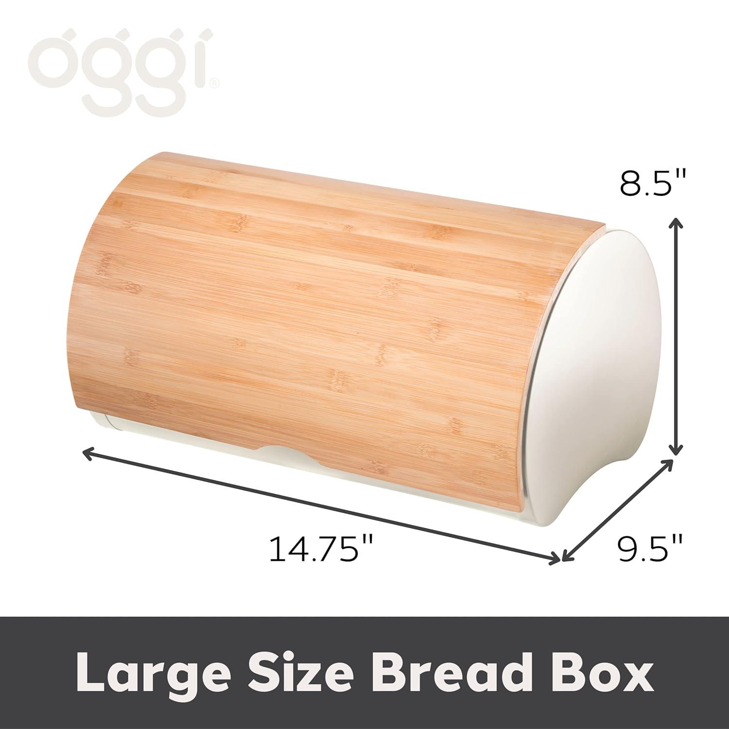 OGGI OGGI Neat Bread Box with Frosted Lid