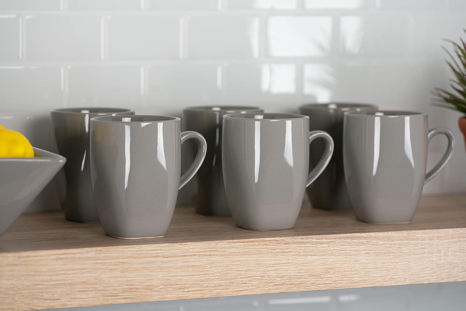 Ten Strawberry Street Nova Square Stoneware 38 Piece Dinnerware Set, Service for 6