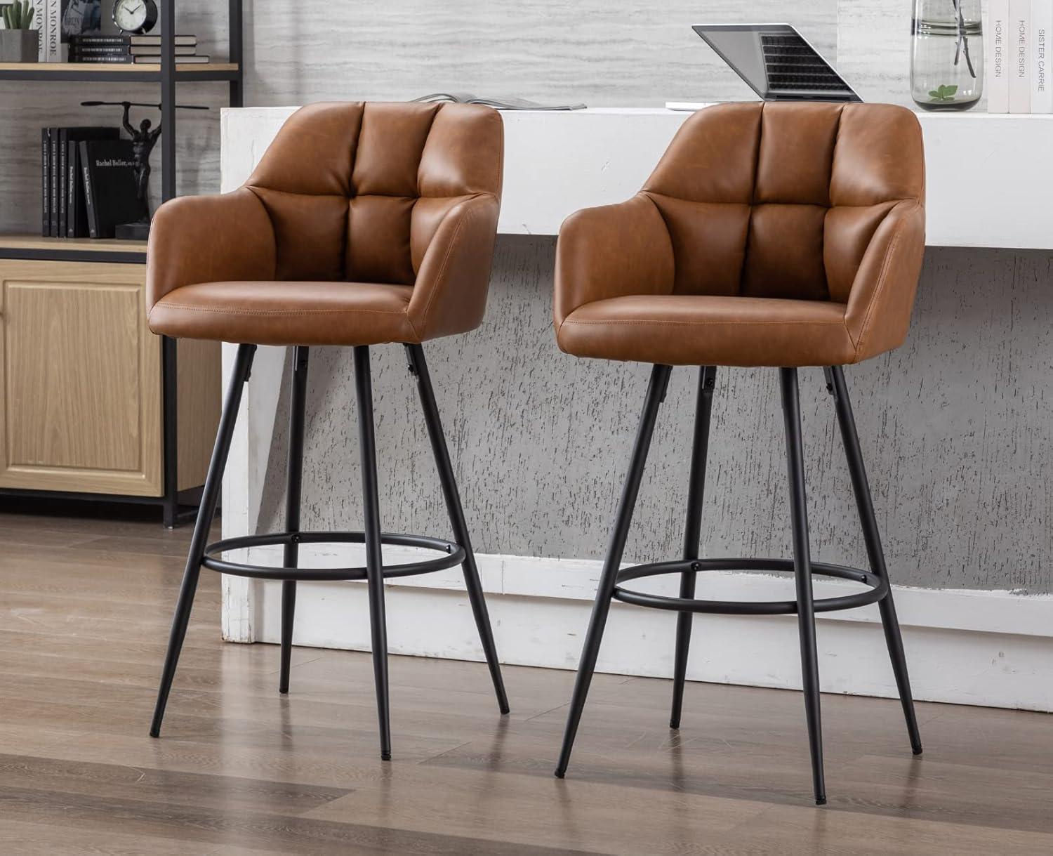 Irelyn PU Upholstered 30'' Bar Stool