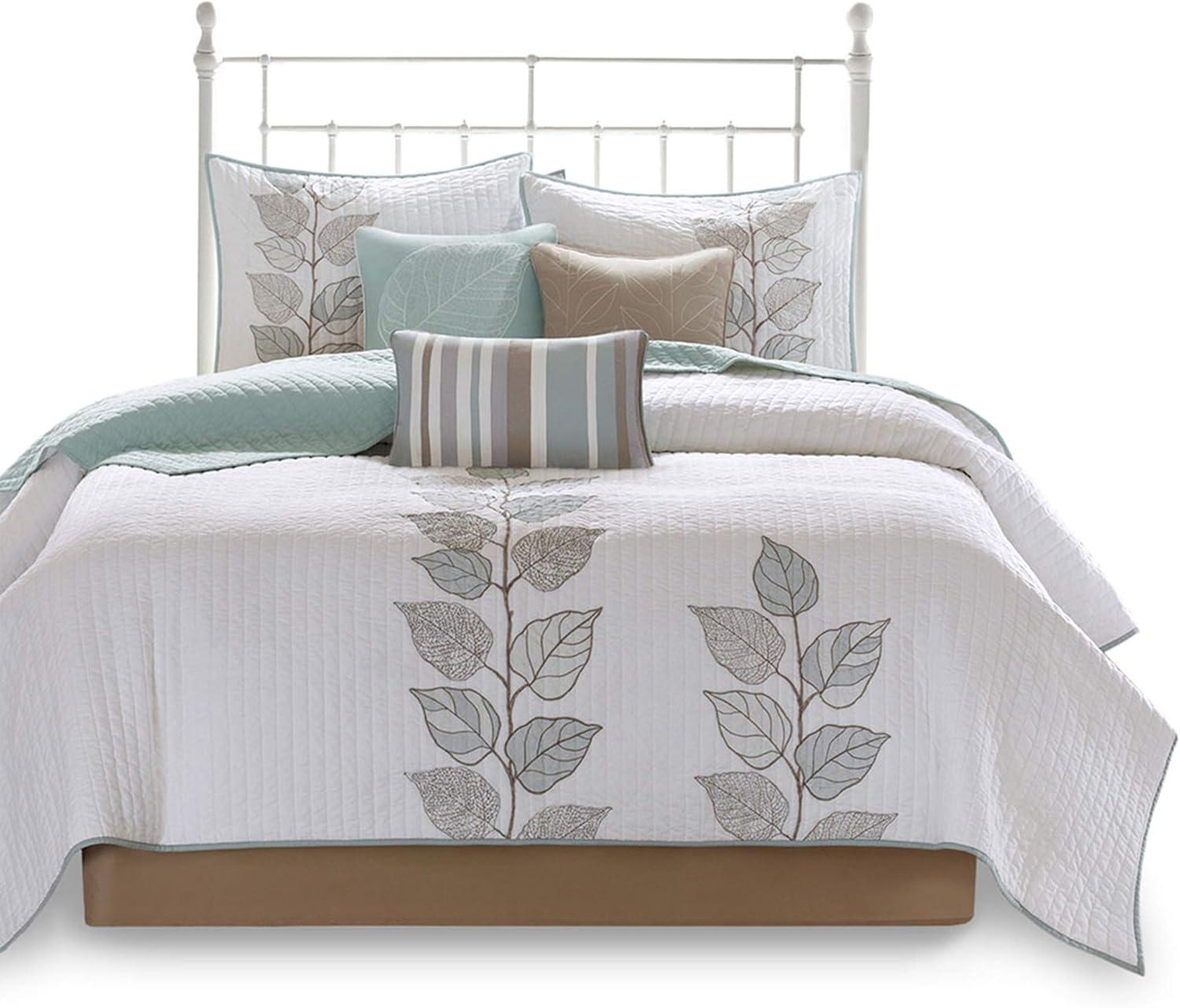 6pc Marissa Reversible Quilted Coverlet Set - Madison Park