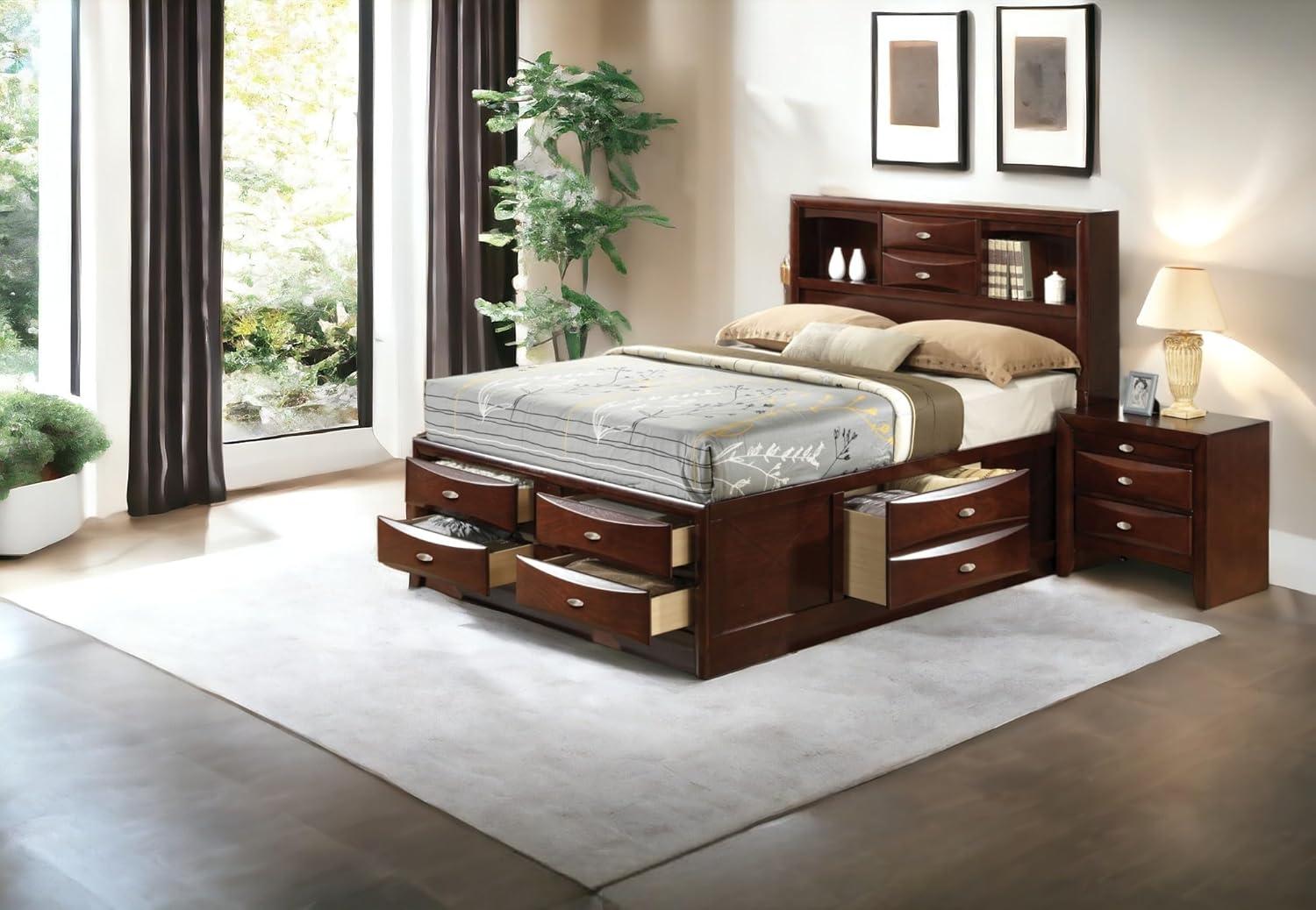 86" Full Bed Ireland Bed Espresso - Acme Furniture