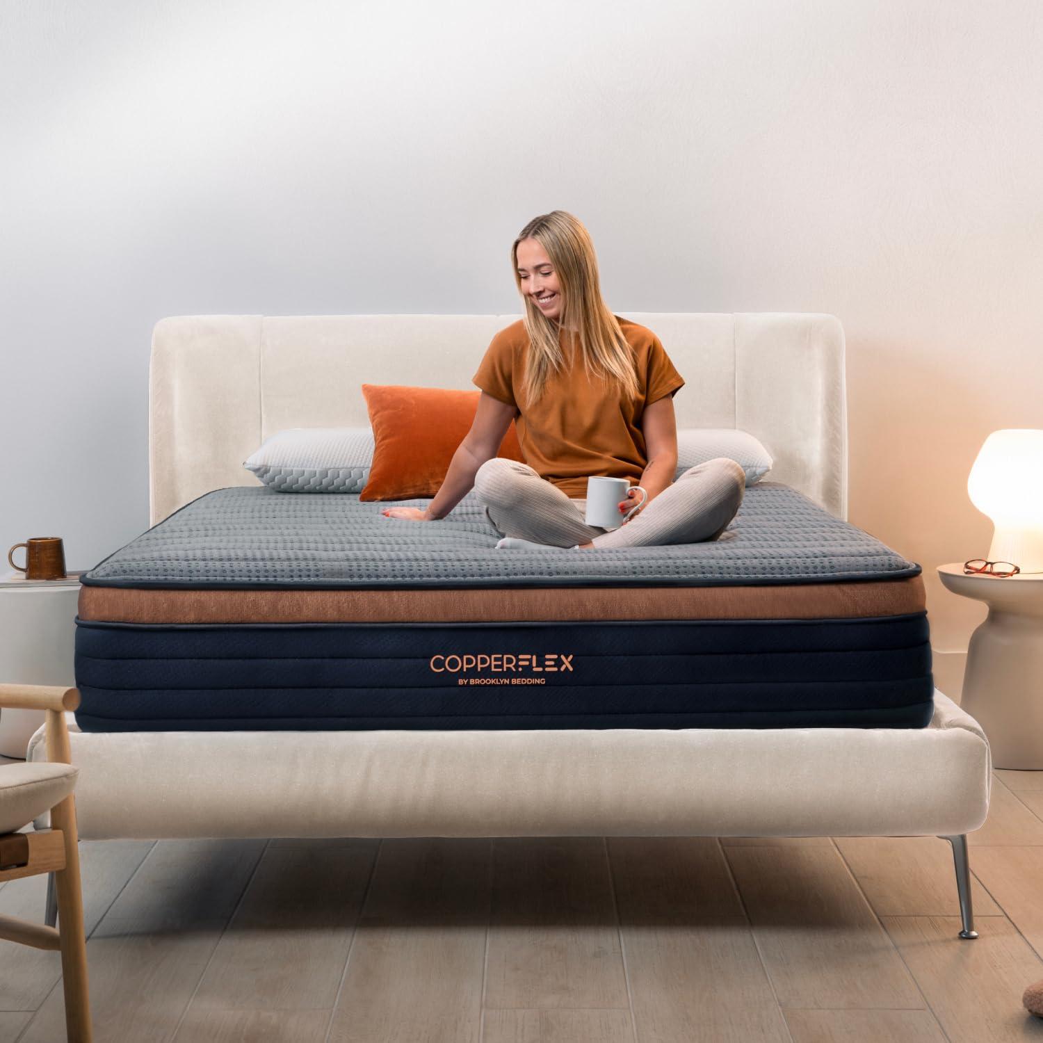 Brooklyn Bedding CopperFlex 12" Foam Mattress with Zoned Foam, King