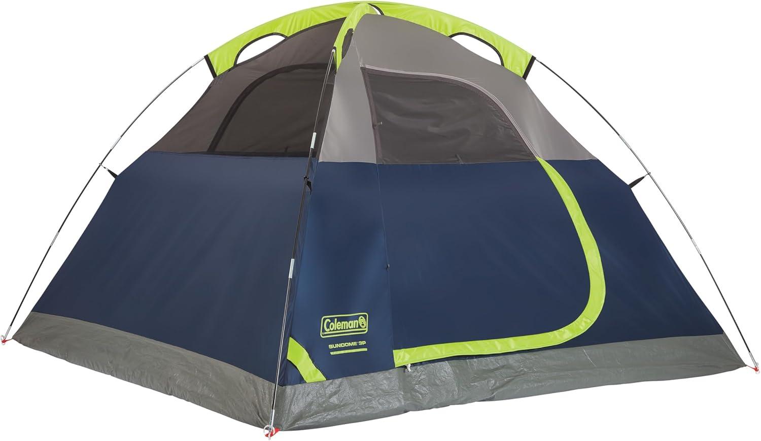 Coleman Sundome® 3-Person Camping Tent