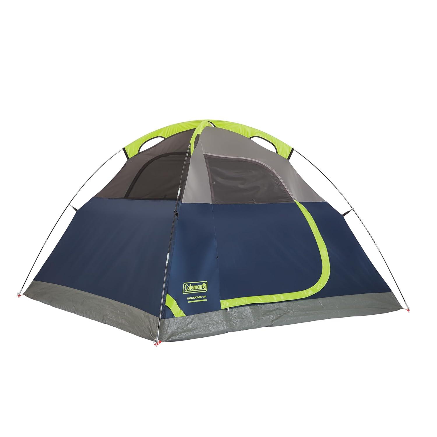 Coleman Sundome® 3-Person Camping Tent