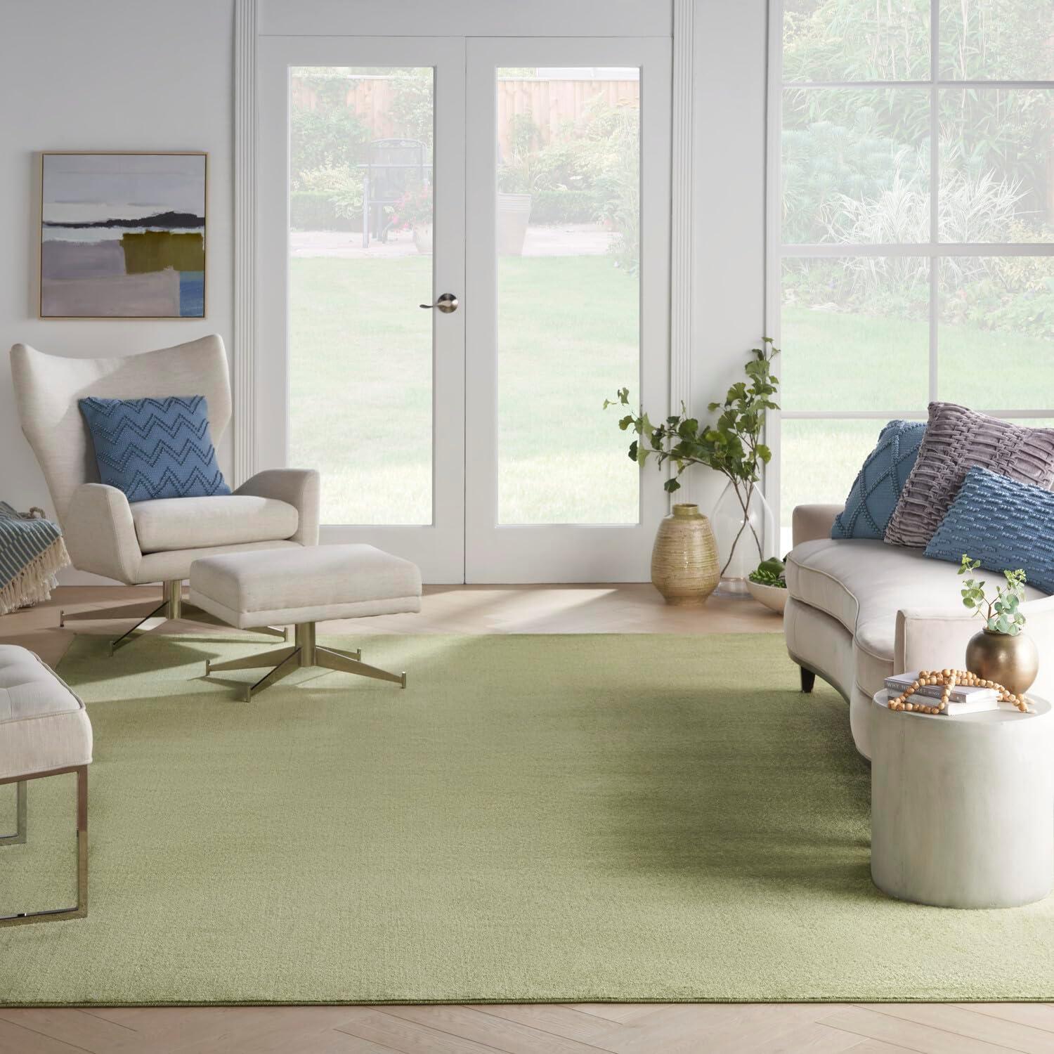 Nourison Nourison Essentials NRE01 Indoor/outdoor Area Rug - Green 9' x 12'