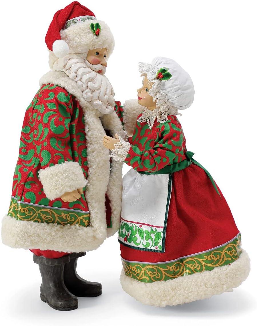Possible Dreams 13.75 In Almost Ready Santa Mrs. Claus Jim Shore Santa Figurines