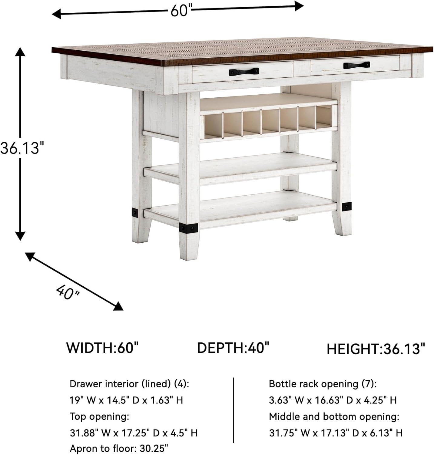 August Grove® Daiah Pine Dining Table