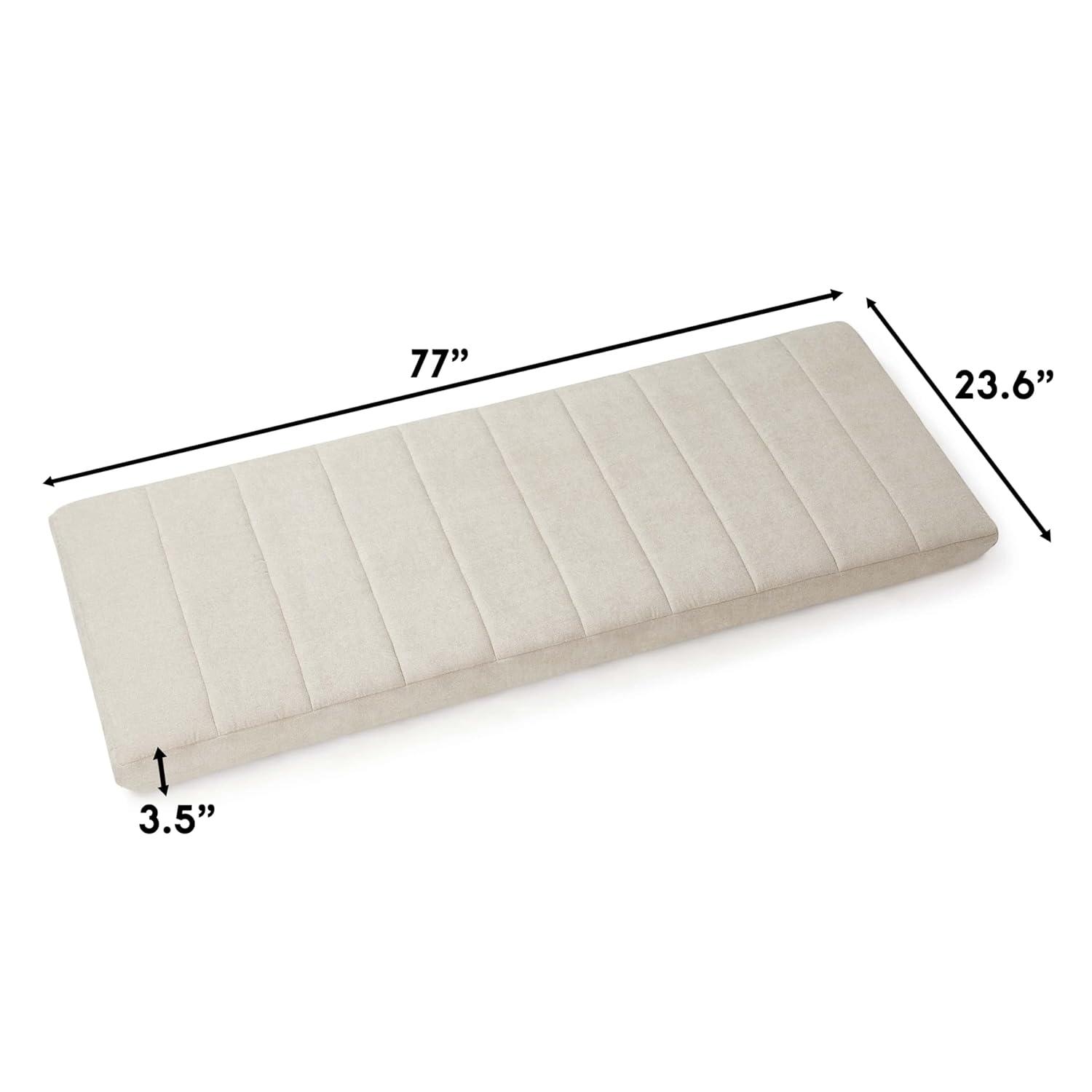 Upholstered King Headboard - Easy Assemble Wall Mounted Headboard with 3D Soundproof Wall Panels for King Size Bed - Beige